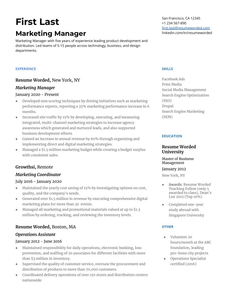 CV/Cover Letter Template - GetRemote